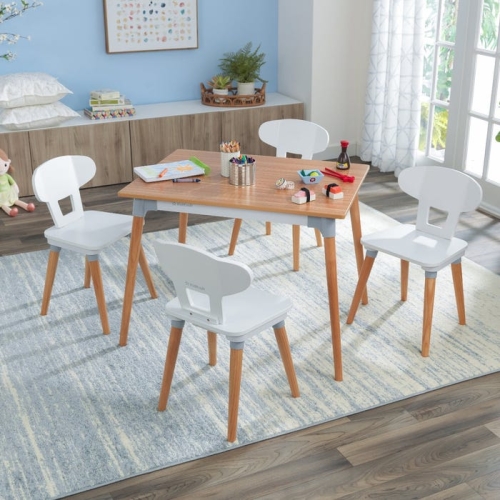 Kidkraft Table avec 4 chaises marron